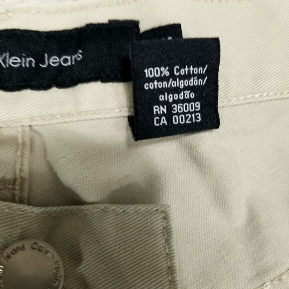 Calvin Klein Jeans Mens 38×30 Silver Easy Fit Flat front Straight - Picture 11 of 14